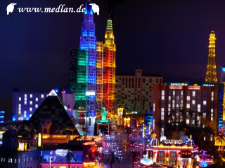 Miniatur Wunderland, Las Vegas bei Nacht